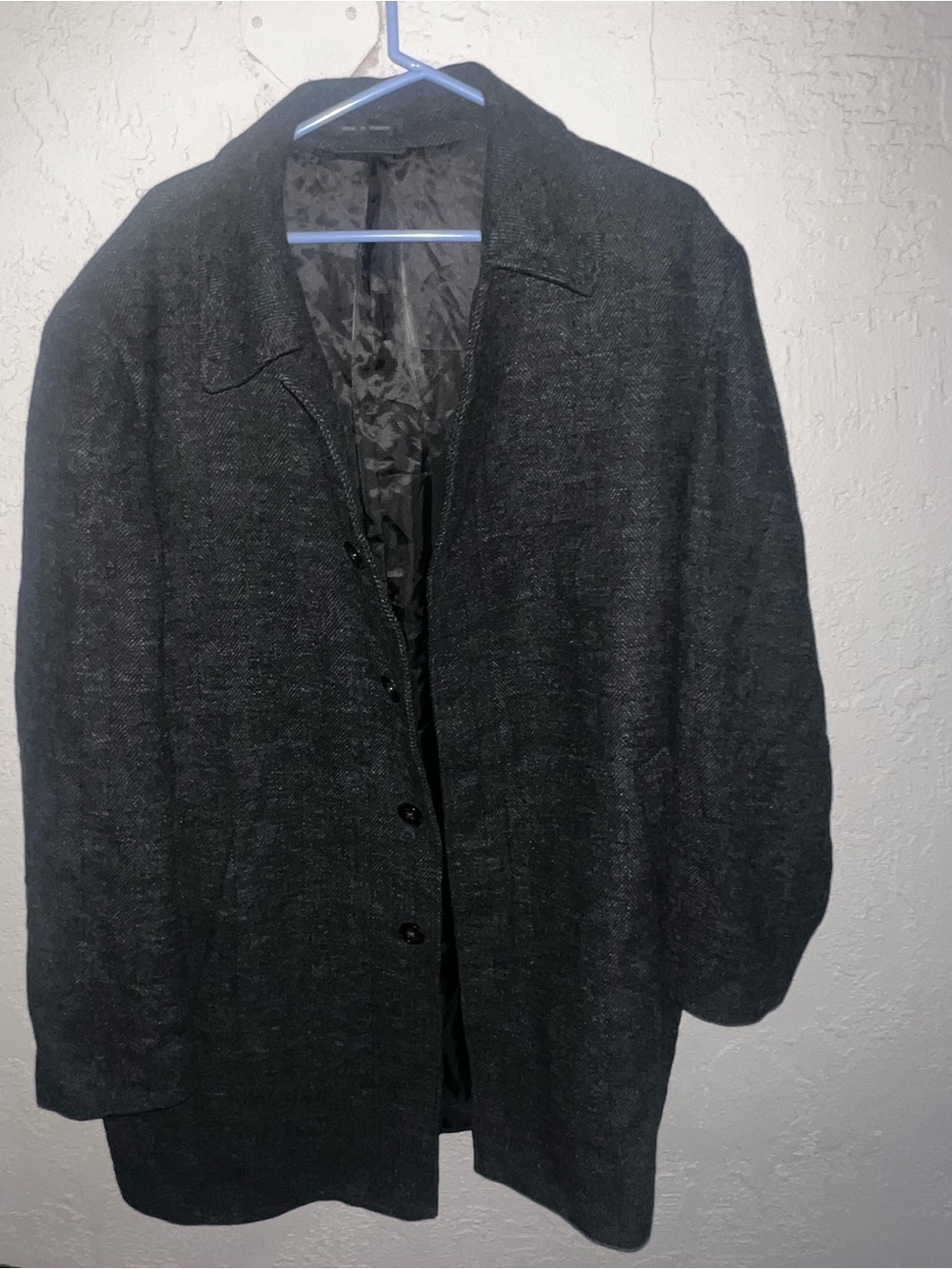 Ralph Lauren Dark Charcoal Pea Coat designer